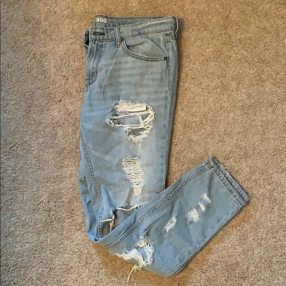 BDG Ripped Slim Boyfriend Jeans